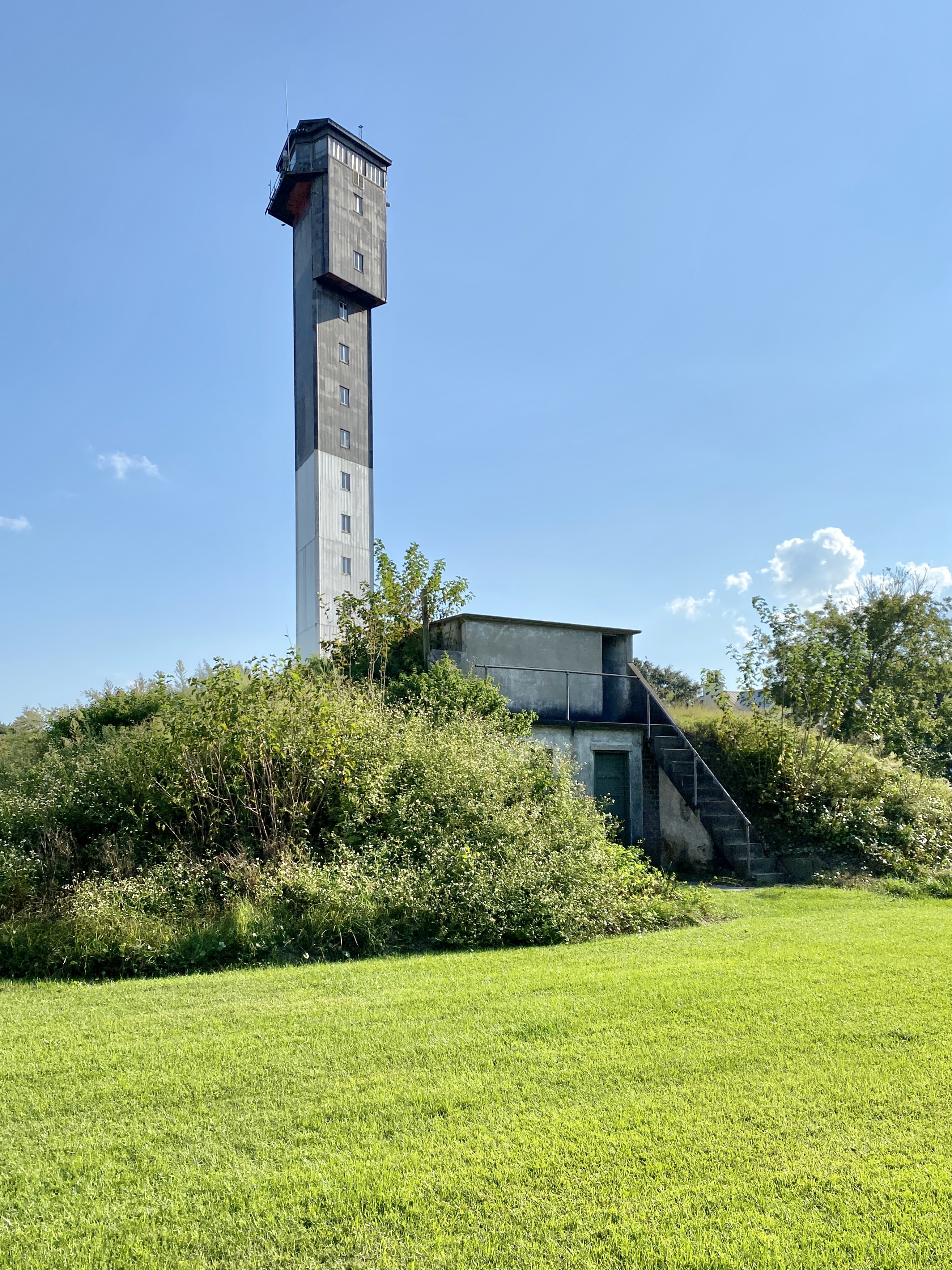 Charleston Light and coastal landscape on Sullivan's Island, South Carolina