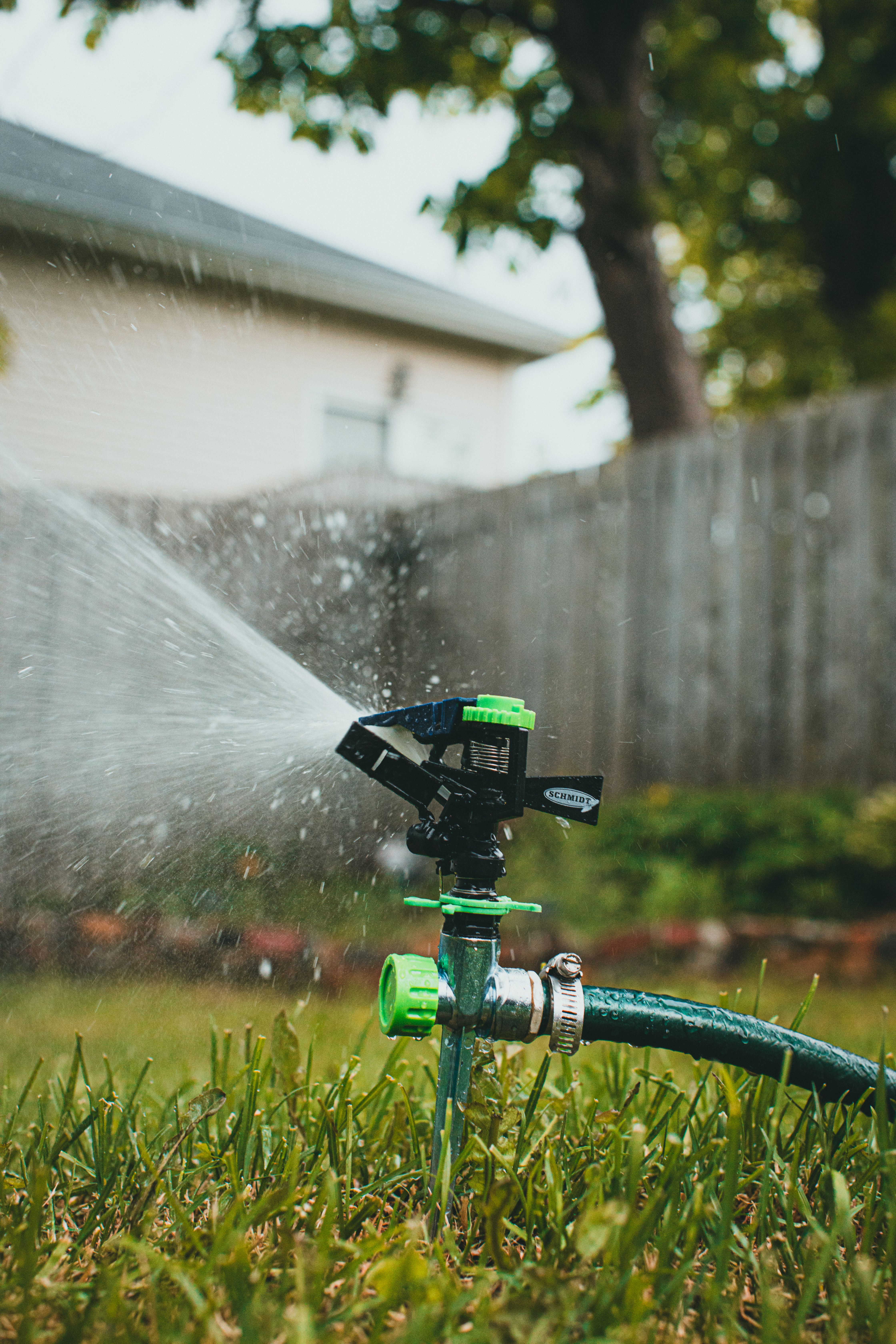 Irrigation and drainage work at a Sullivan's Island landscape