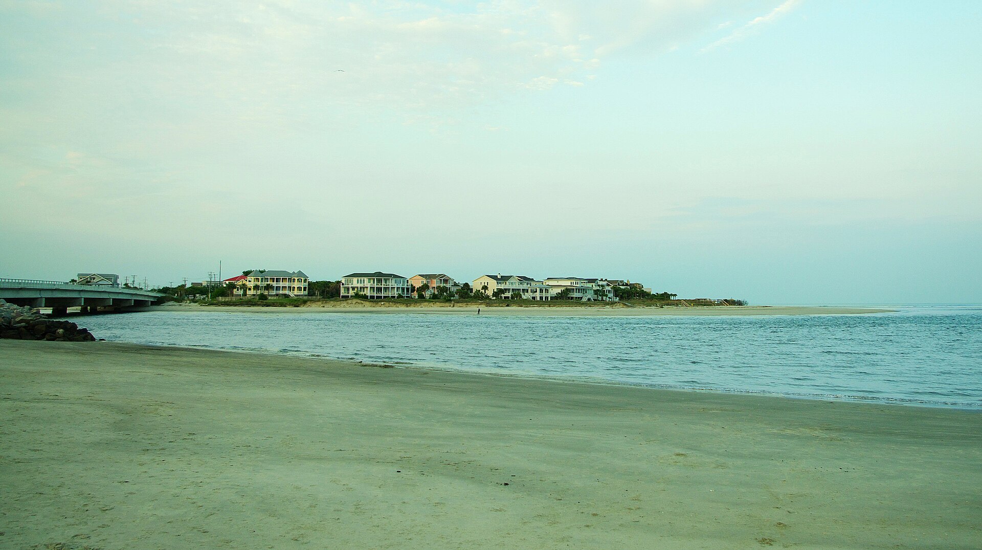 Breach Inlet viewed from Sullivan's Island toward Isle of Palms