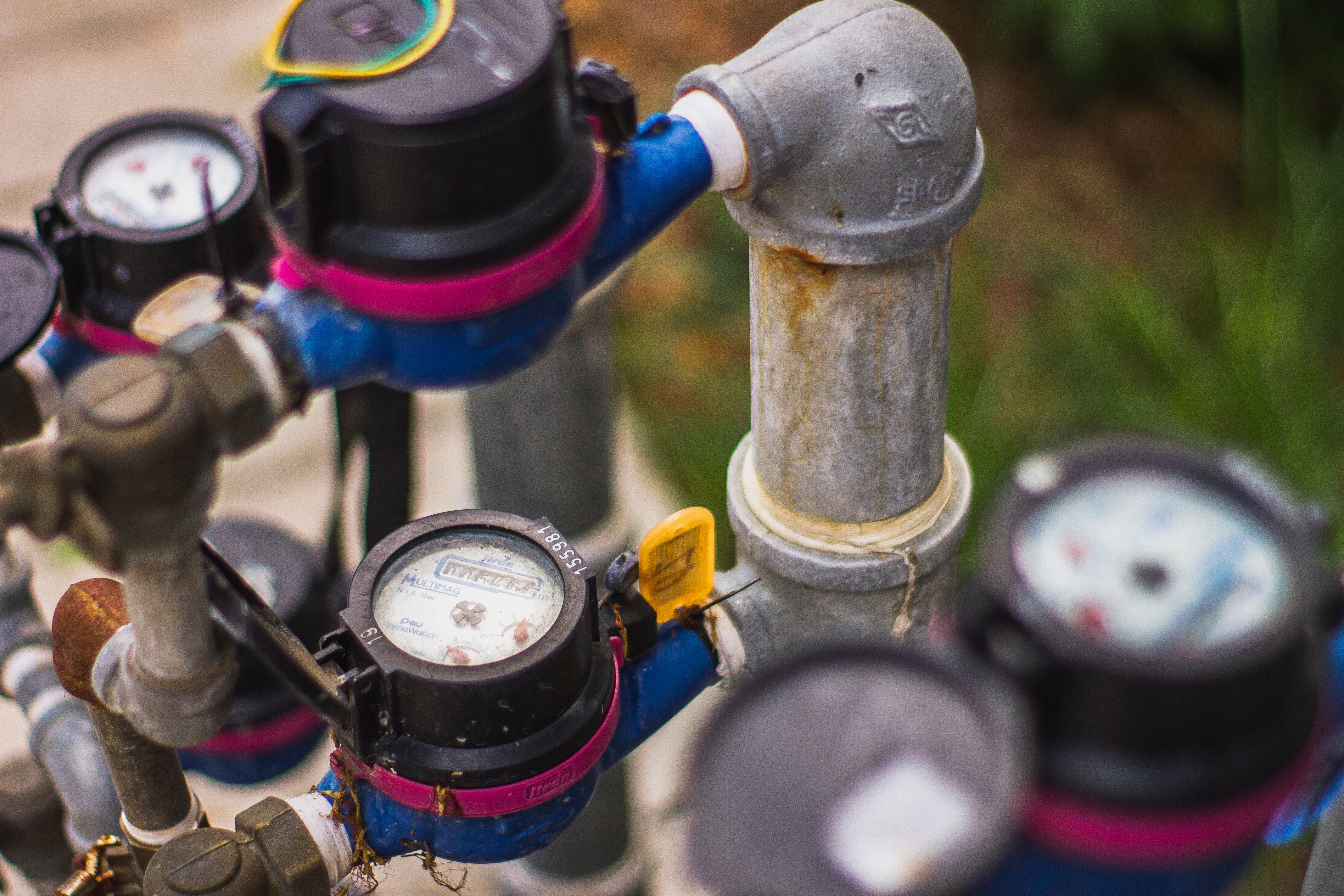 Generic outdoor water meters and utility piping